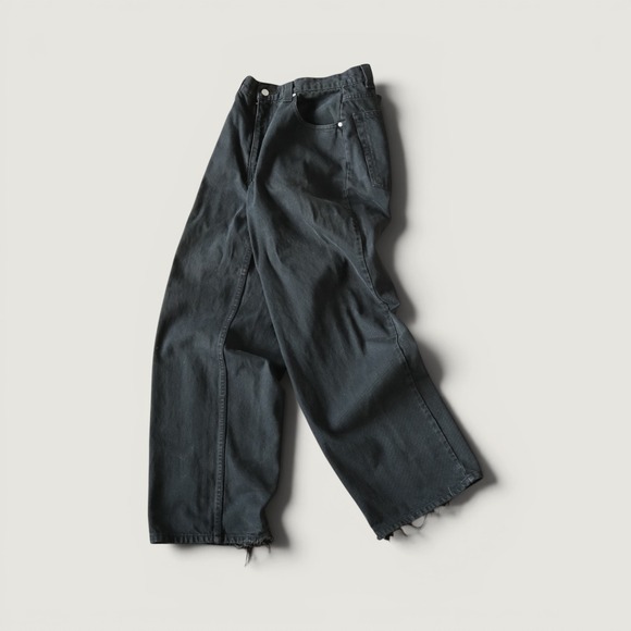 Levi's Other - Levis Baggy Fit Jeans Mens Black Raw Hem Vintage Y2K 33x30 Streetwear Skater